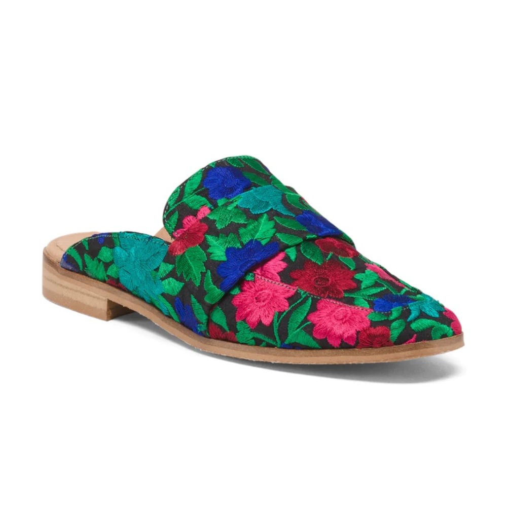 Free People Floral Cushioned Casual Loafer